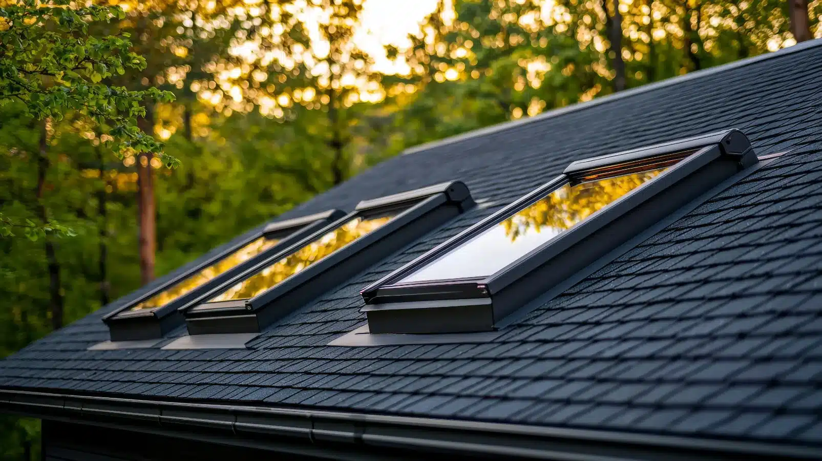 Fenêtre de toit Velux posée sur une toiture en tuiles à Chartres